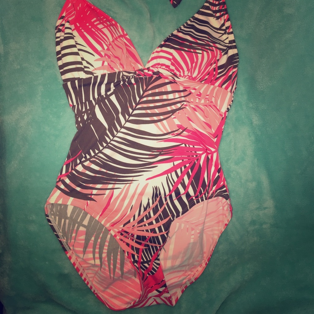 Tommy Bahama one piece tropical swimwear